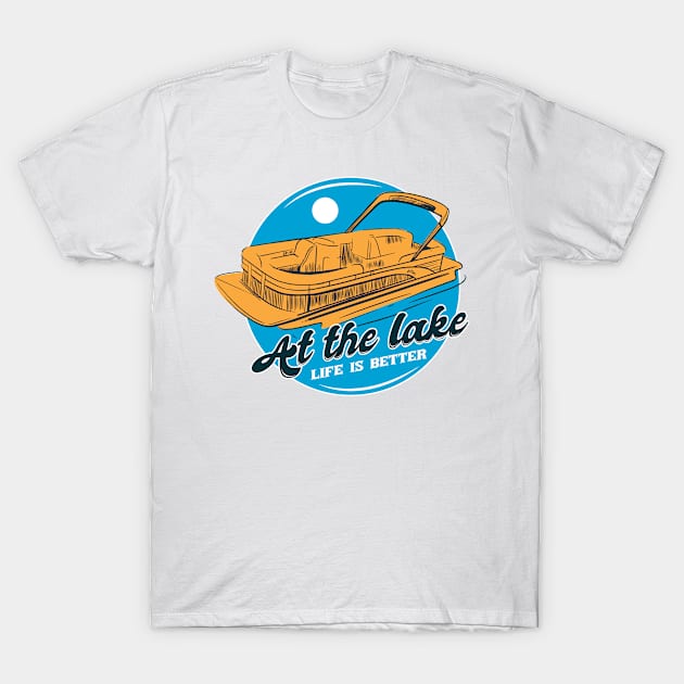 Boat in the lake quote T-Shirt by AntiAntiFlorian